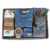 Cotton Comfort Deluxe Baby Boy Hamper